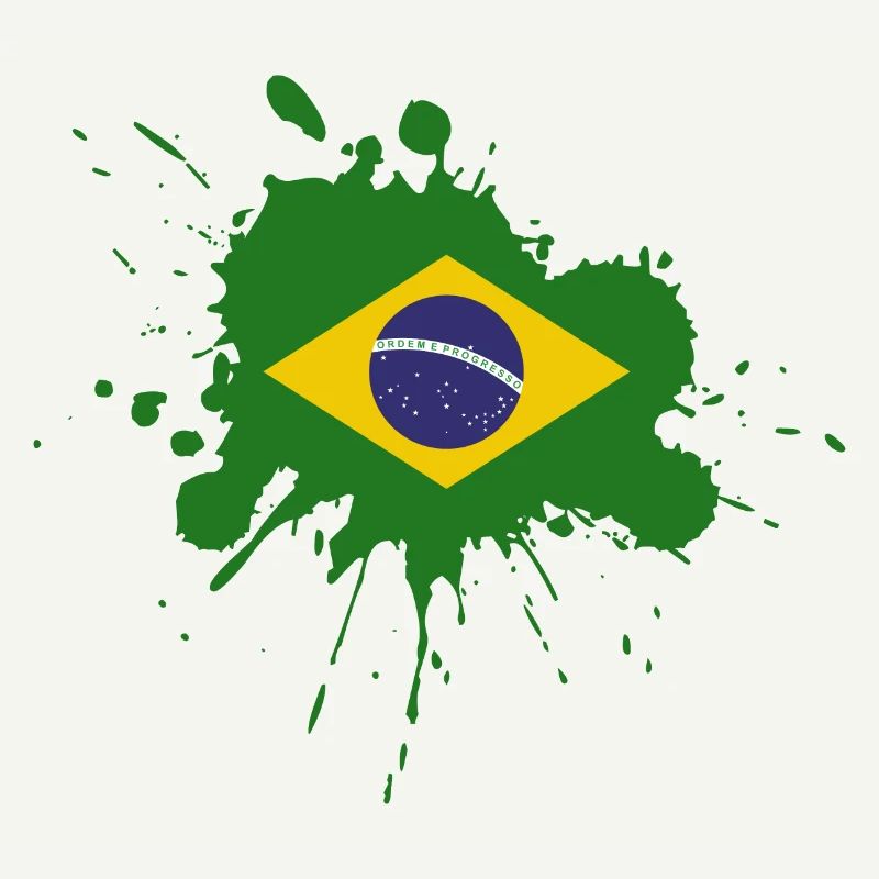 Conception de spot de drapeau du Brésil