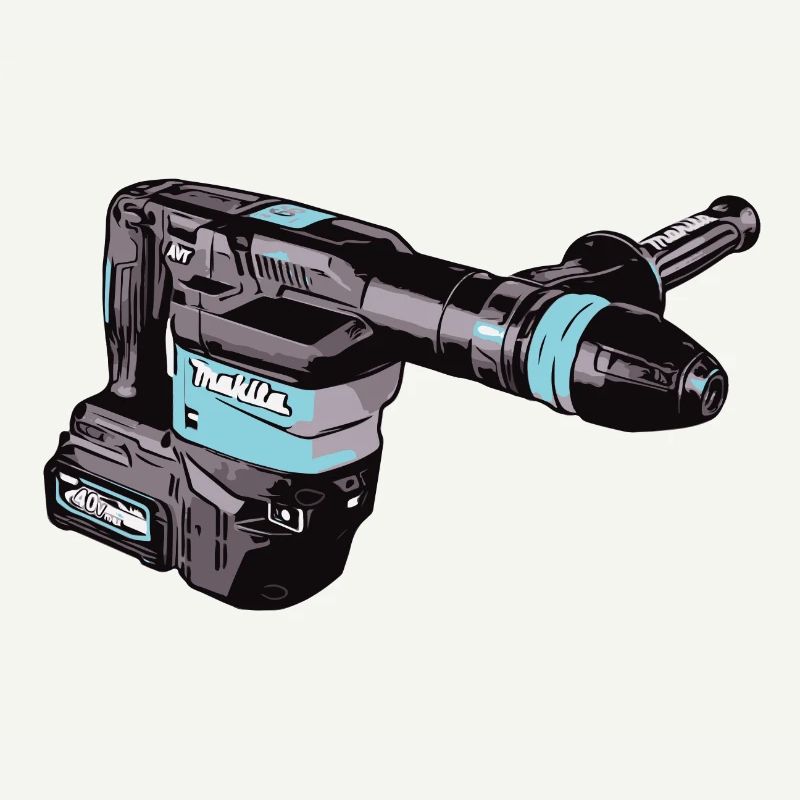 Cordless chisel hammer