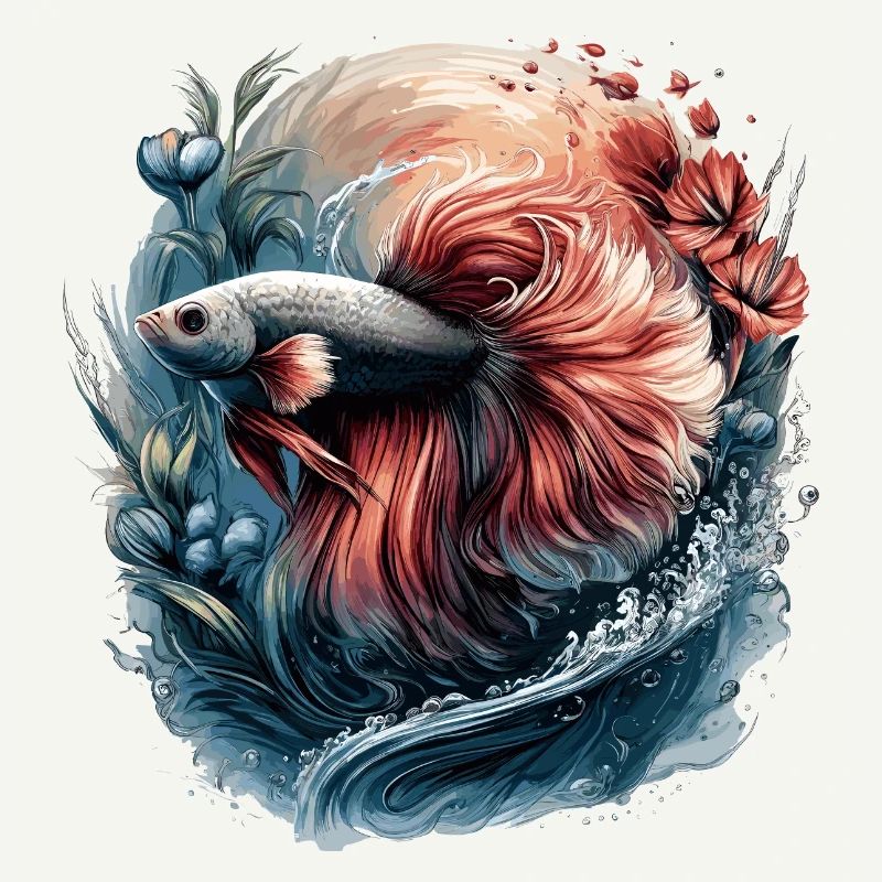 Betta Splendens, Kampffisch Aquarium, Bettafan