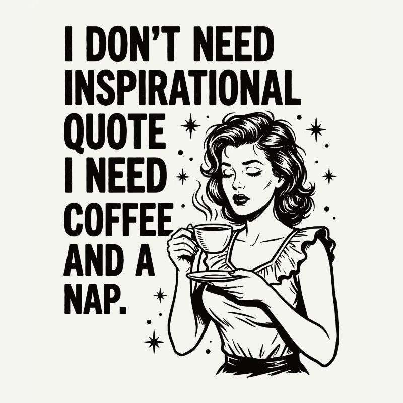 Echte Kaffeeliebe Nickerchen Statement