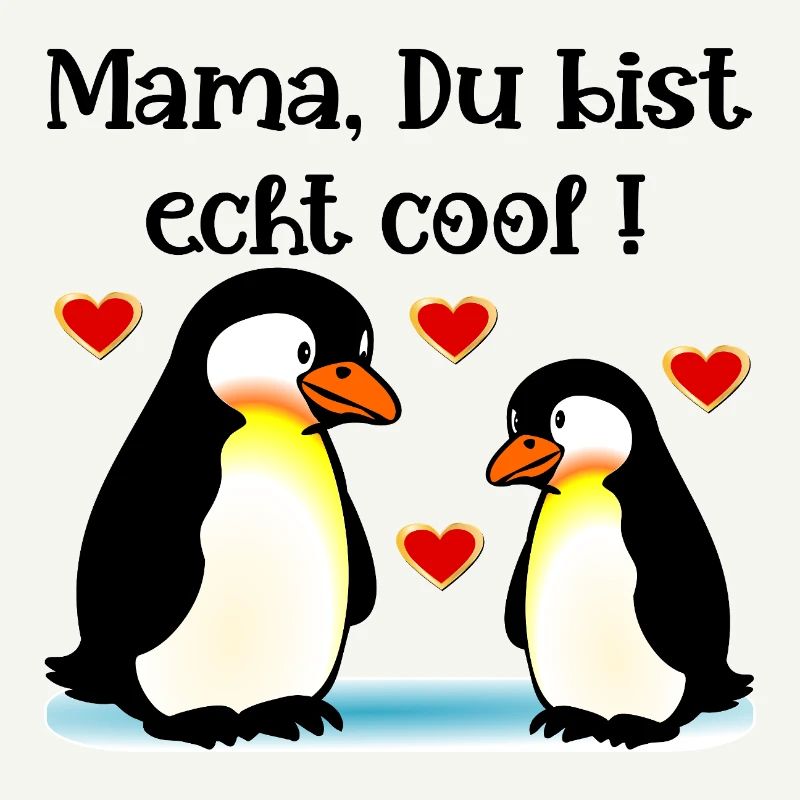 Komplimente Mama Muttertag Pinguine