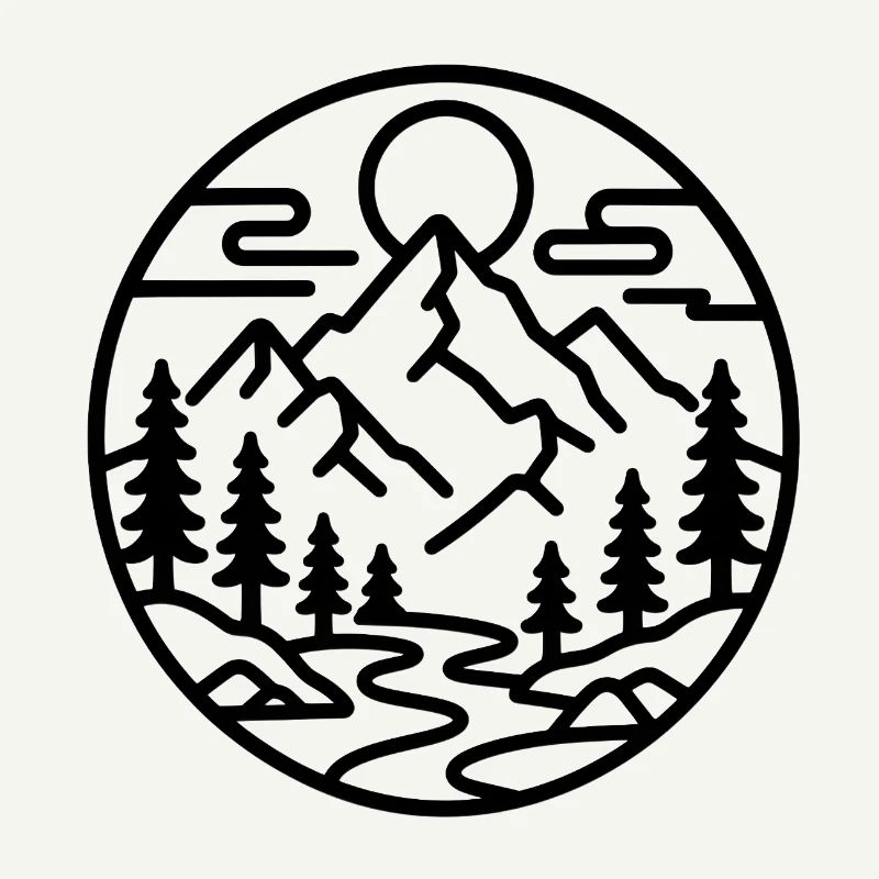 Mountain Forest Emblem