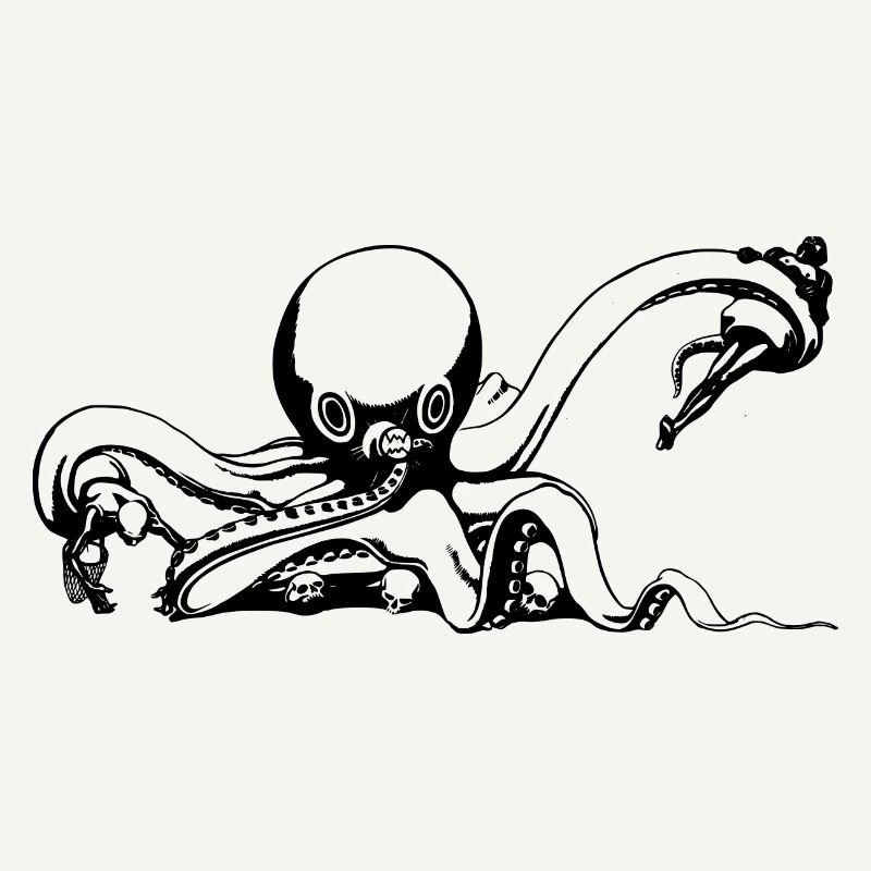 squid giant octopus octopus octopus squid sepia fish