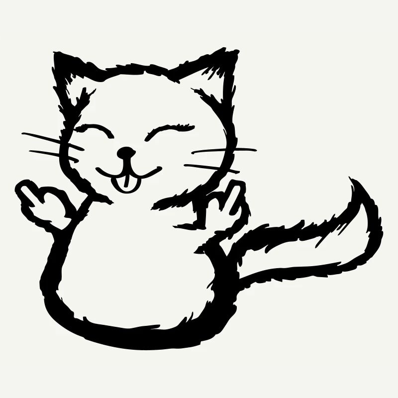Freche fick dich Katze