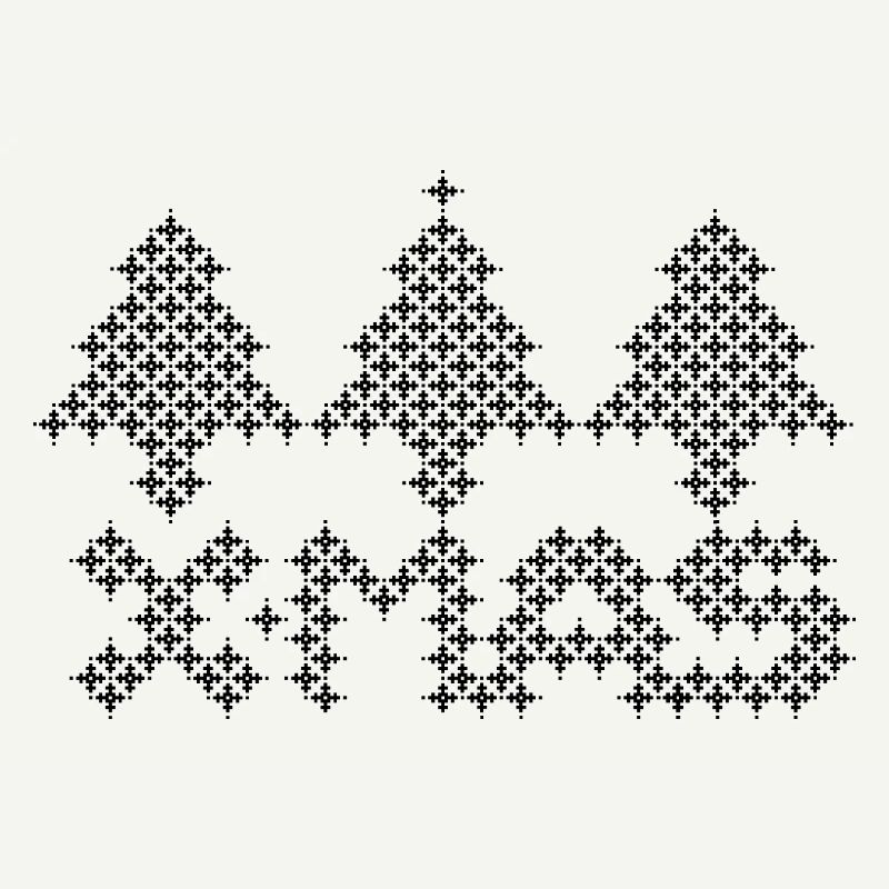 xmas tree weihnachten baum pixel muster symbol