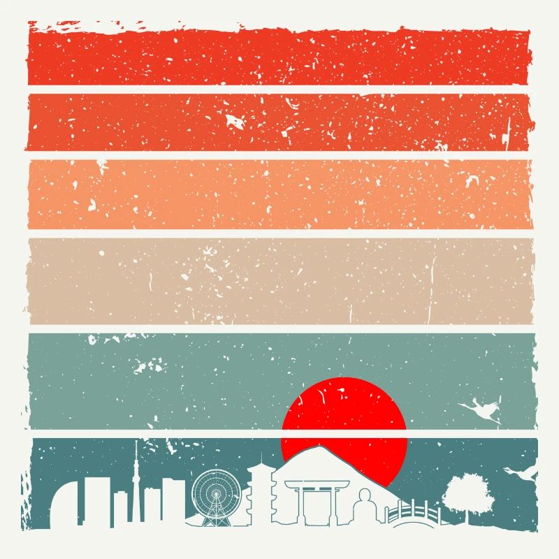 Sunset Torii Skyline