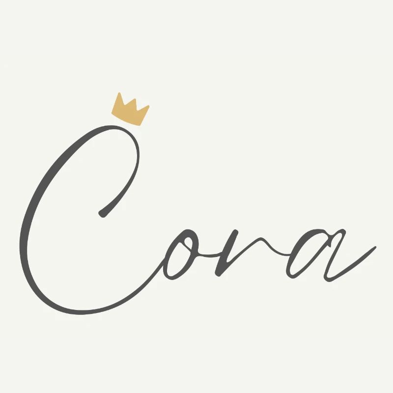 Prinzessin Cora Crown Hemd – Name mit Buchstabe C