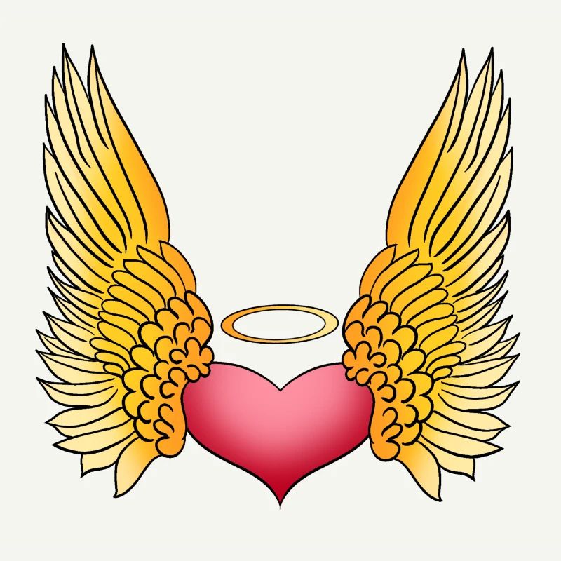 Himmlische Liebe | Herz | Engel | Geschenkidee