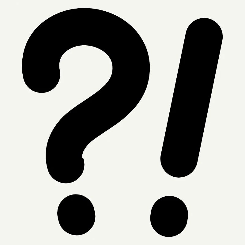 Points d’interrogation et points d’exclamation