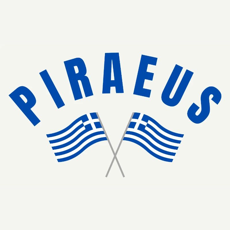 Piraeus Harbour Waves Emblem