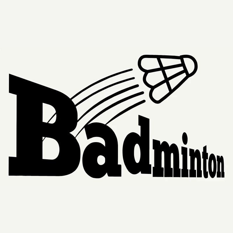 Bagminton perspective with shuttle