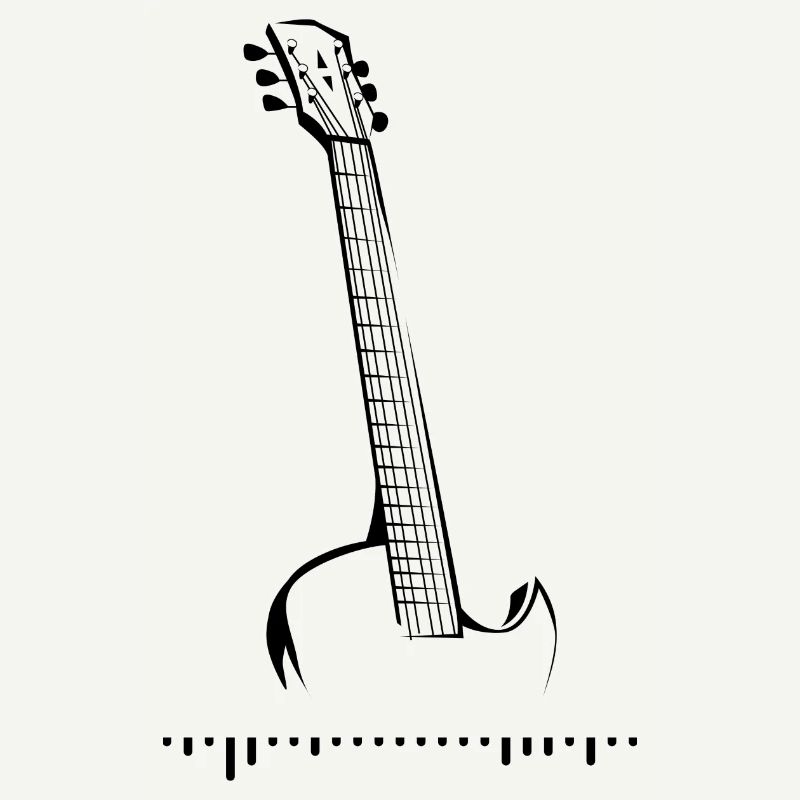 halbe Gitarre