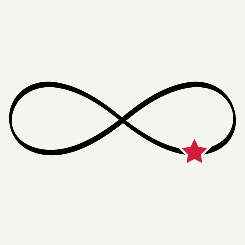 Star infinity symbol infinity sign