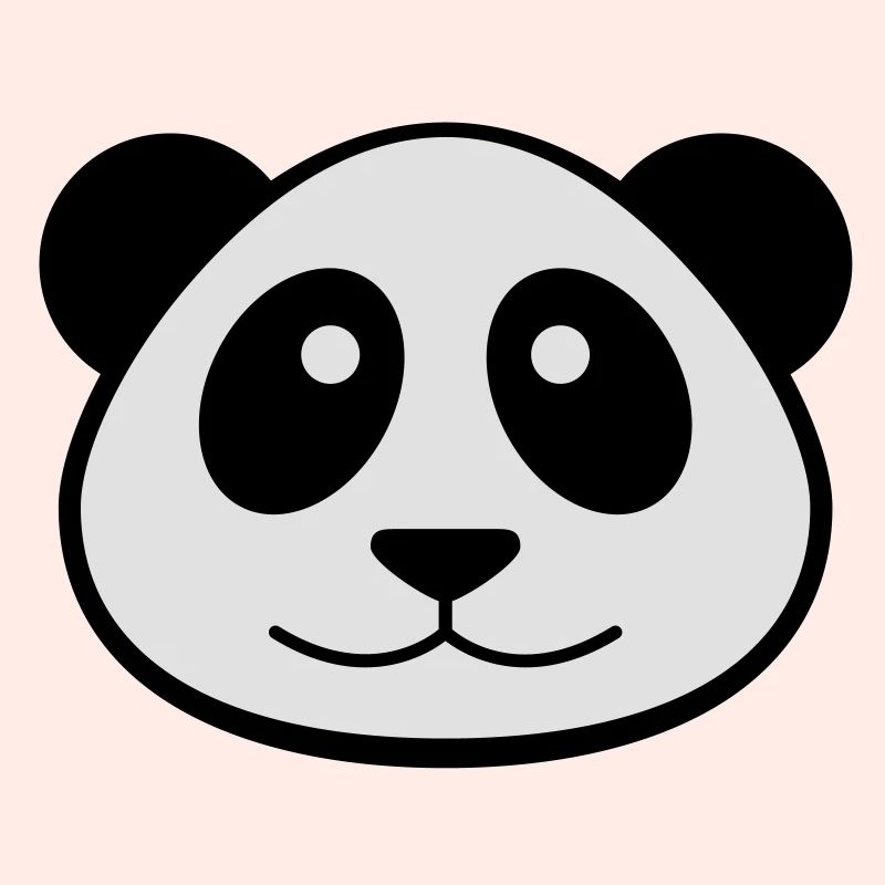 Visage de panda