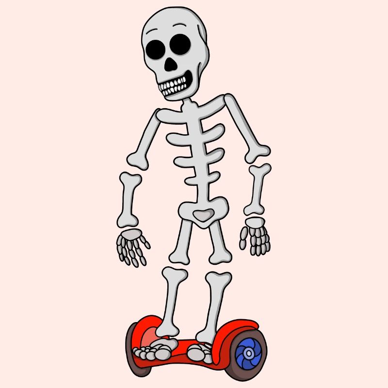 Spooky Hover Bones