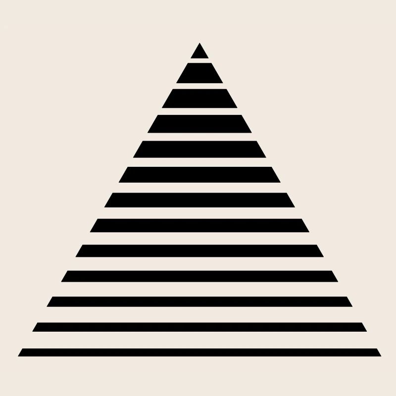 Triangle de lignes