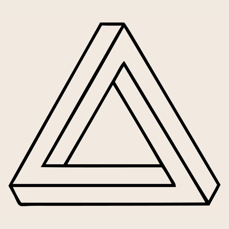 penrose triangle hipster