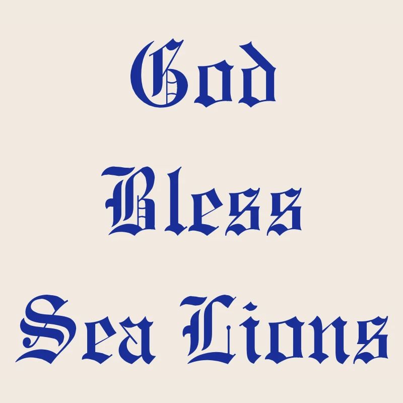 GodBlessSeaLions