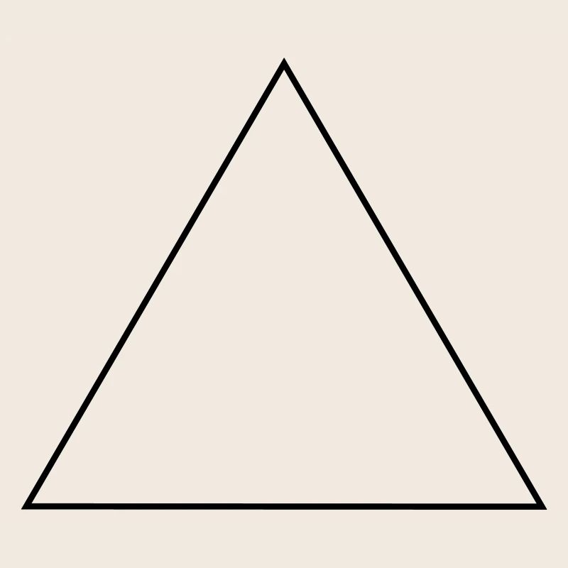 Triangle / / isosceles equilateral / / frame