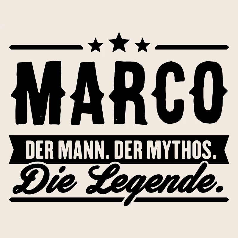 Mann Mythos Legende Marco