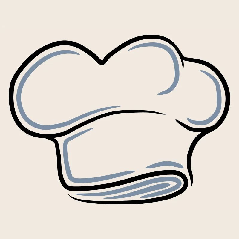 Chef Chef's Hat Tattoo Design