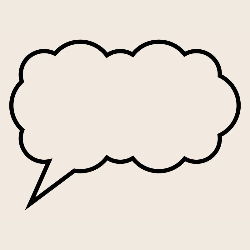 sprechblase cloud