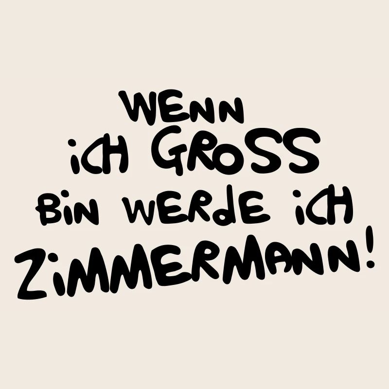 Ich werde Zimmermann