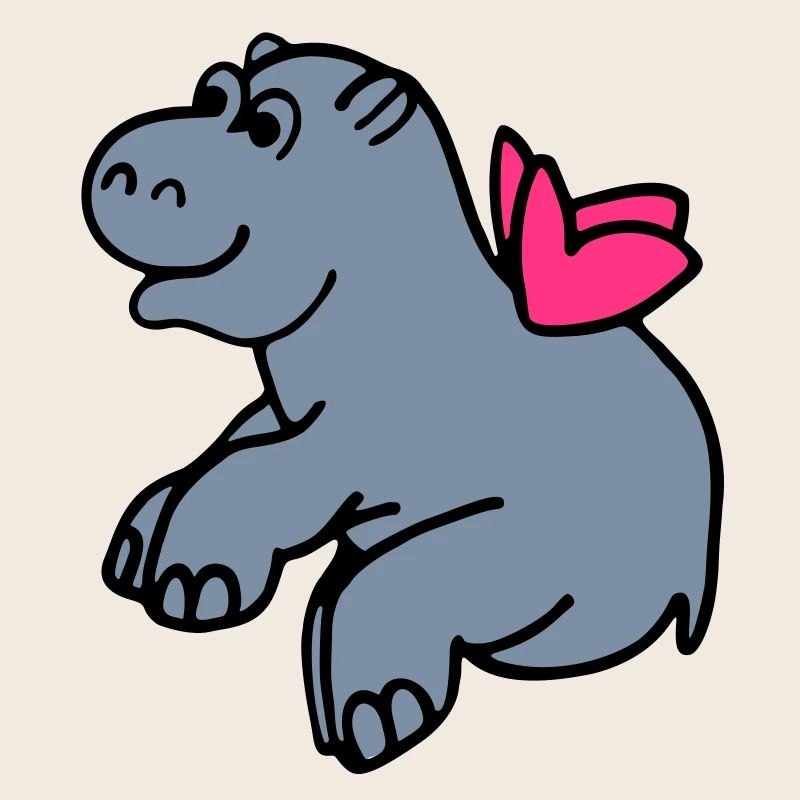 Fliegendes Nilpferd