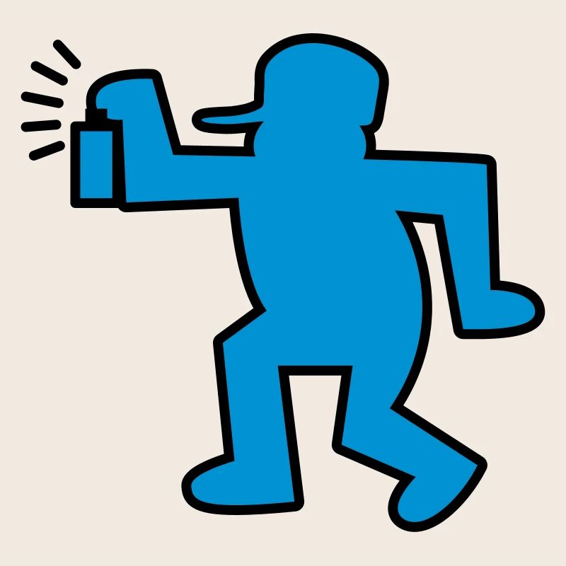 Graffiti-Mann