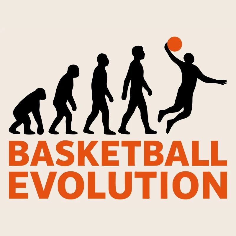 Basketball Evolution Dunk Geschenk Sport