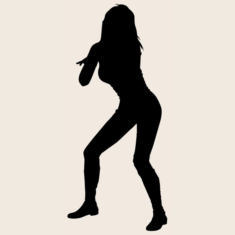 Frau Körper Silhouette Vektor-Design