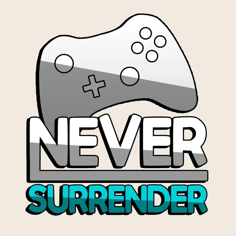 NEVER SURRENDER (Turquoise) + Controller - Gaming
