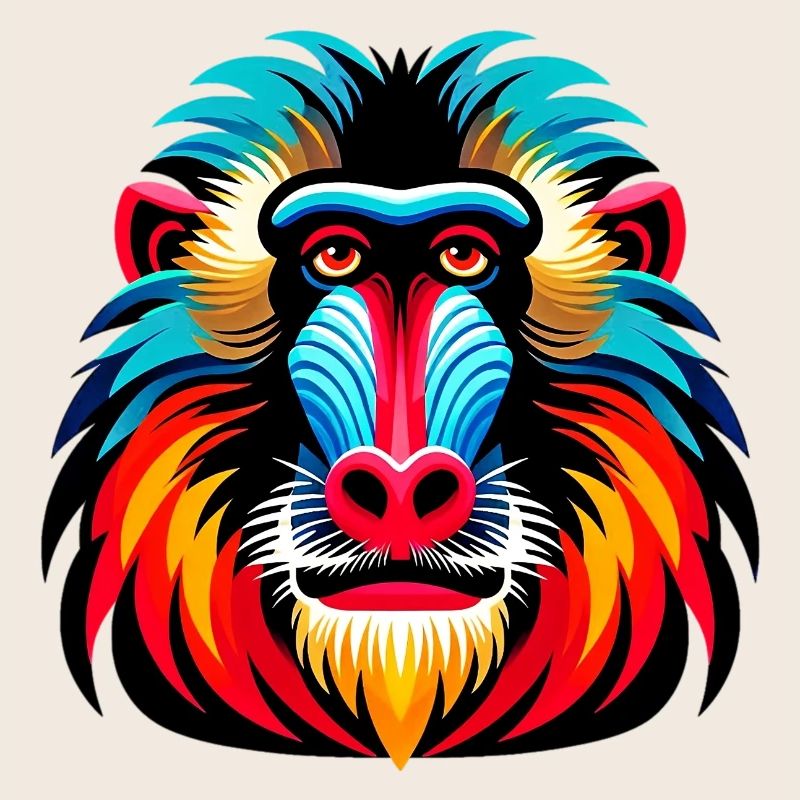 Mandrill-Affe
