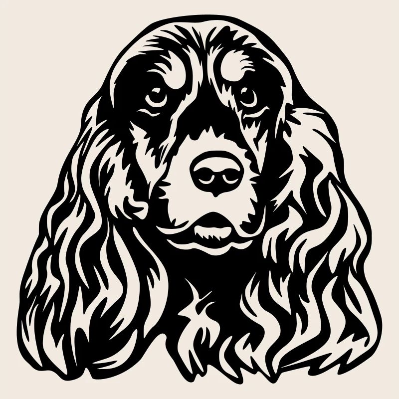 Cocker Spaniel Kopf