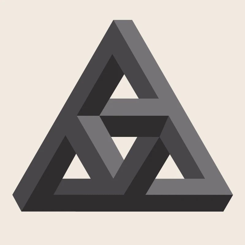 Abstract Geometry Pattern in Gray