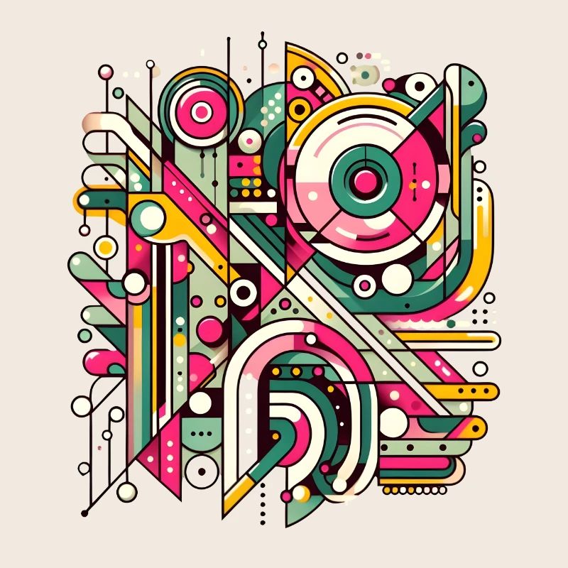 Neon Geometry — Hypergrid