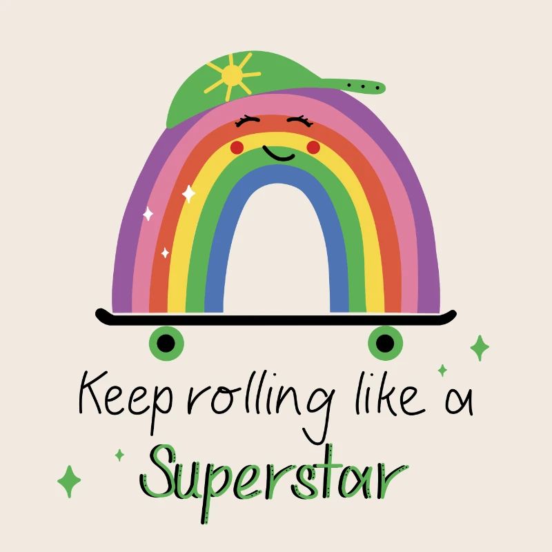 Keep Rolling Like a Superstar - Regenbogen Skate