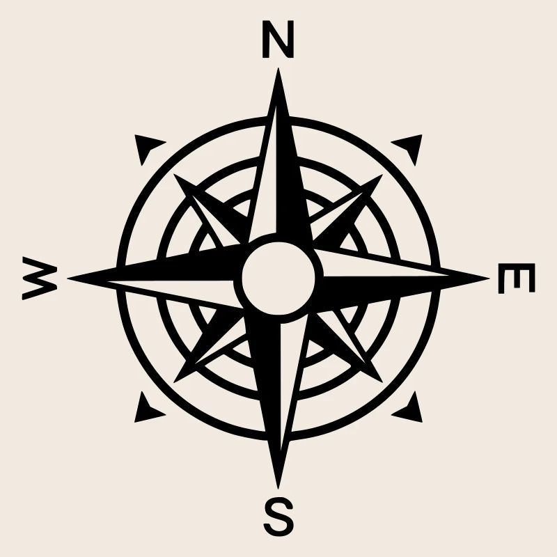 Compass Wind Rose Navigation