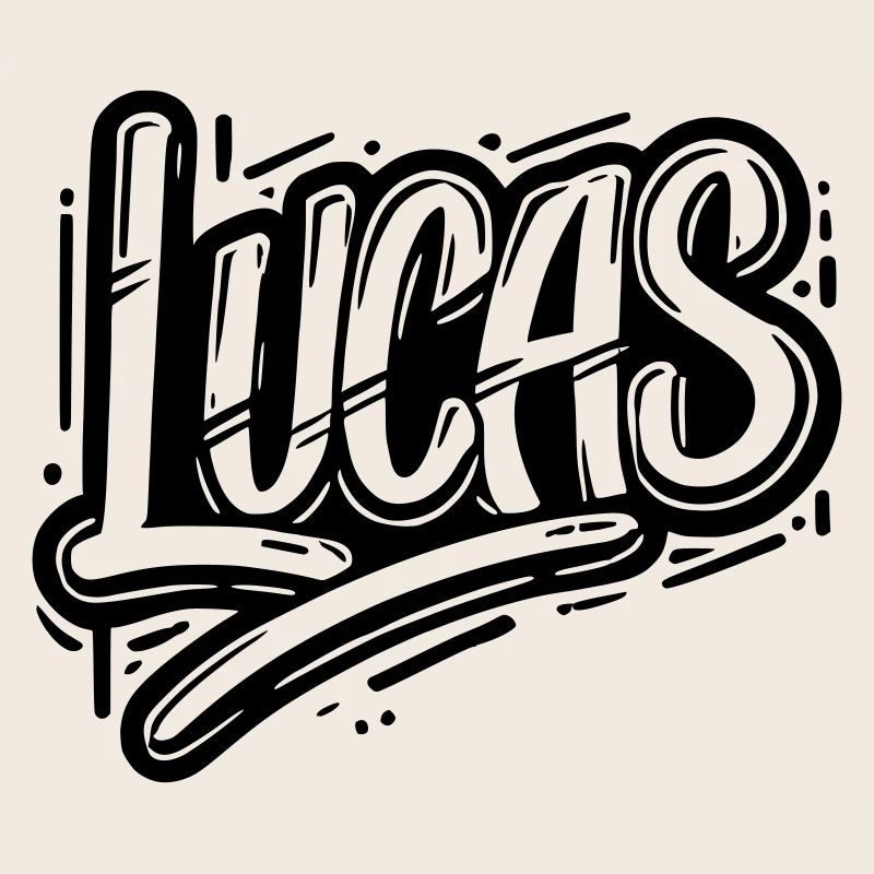 Lucas Name Vorname Graffiti