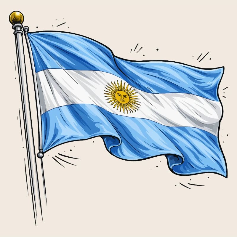 Drapeau de l’Argentine