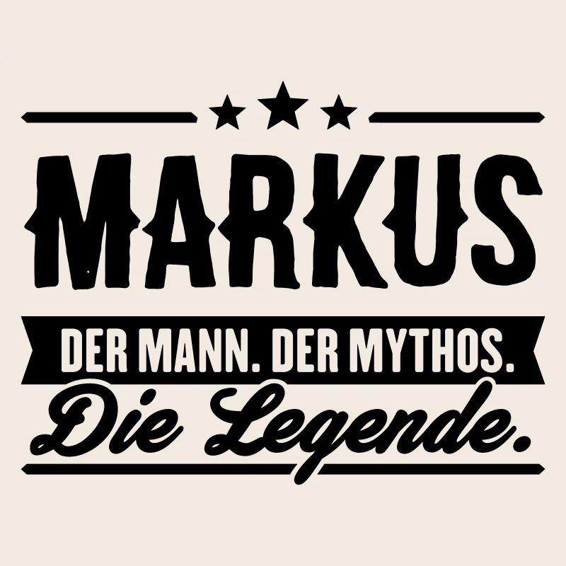Mann Mythos Legende Markus