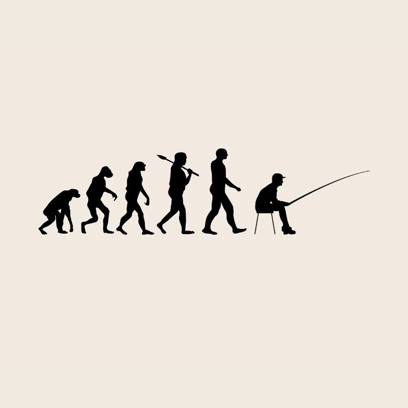 Evolution pêcheurs cadeau de pêche