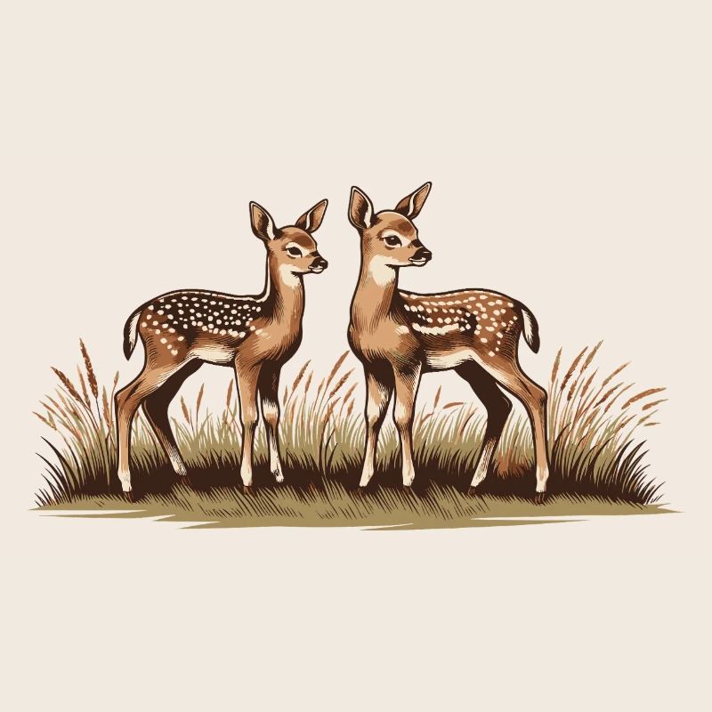 Deer on meadow