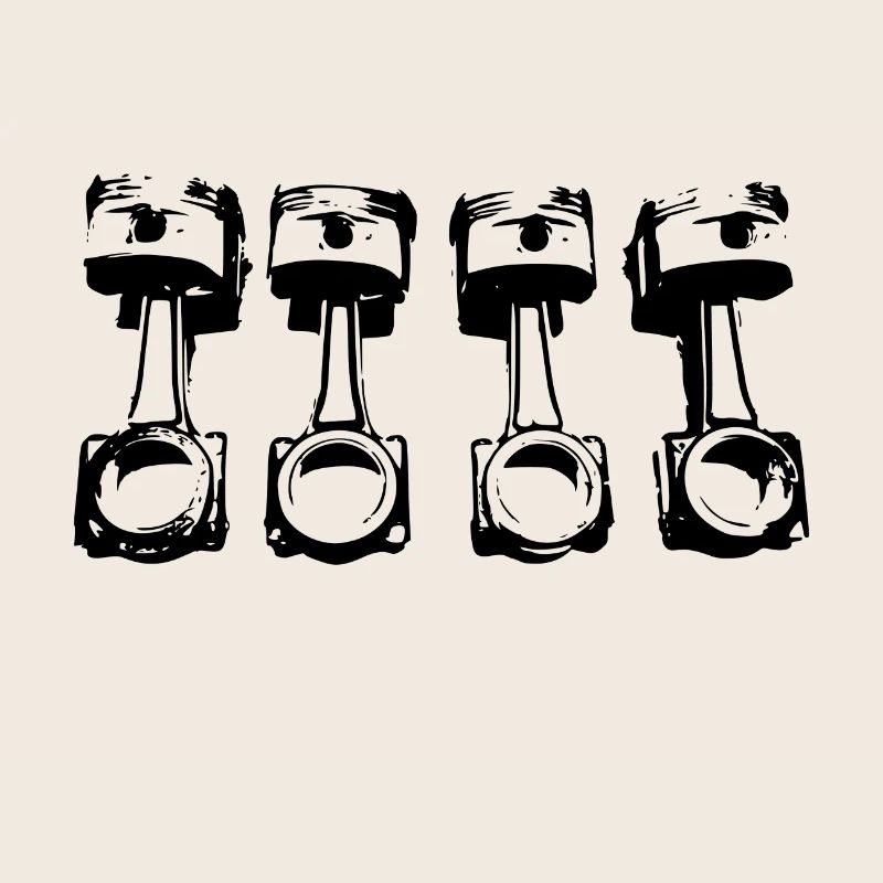 Connecting rod piston 4 cylinders