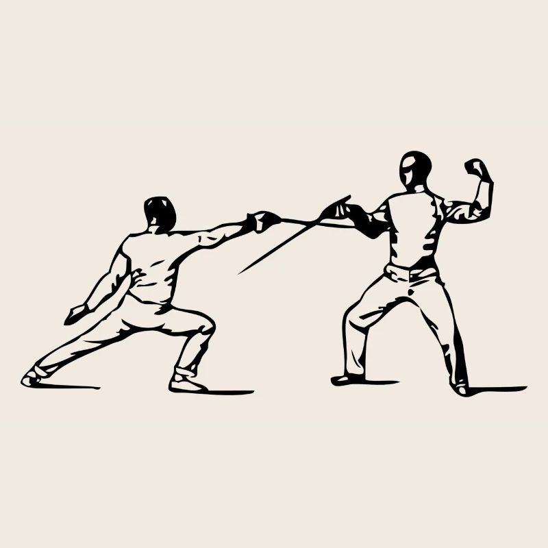Escrime épée fleurette parade samurai16