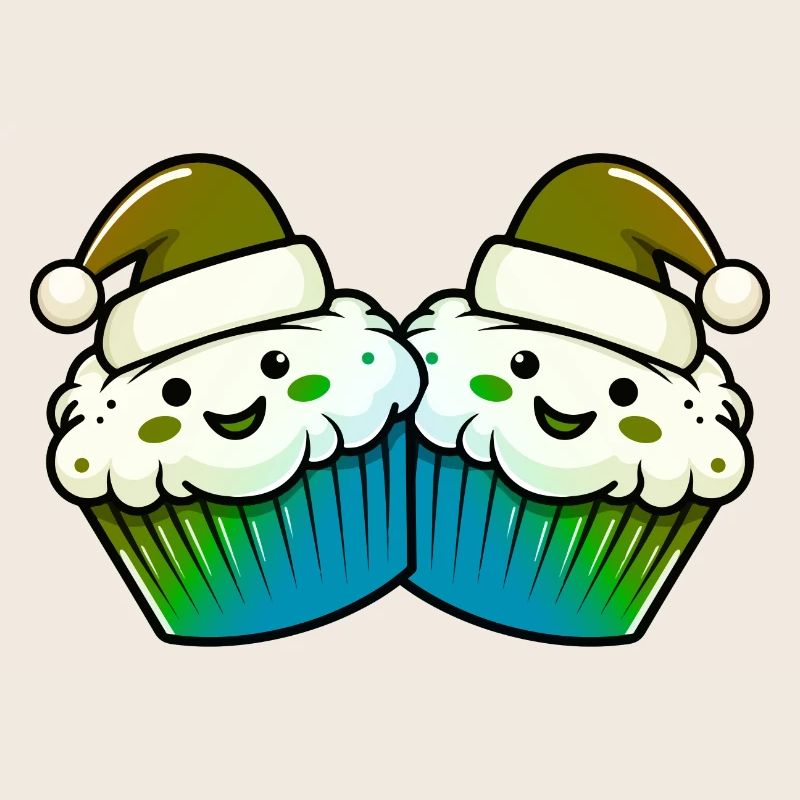 Cuisson du gâteau Muffin Noël