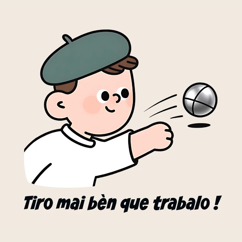 As a pétanque player, I shoot better than I work