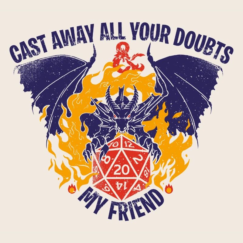 Dungeons And Dragons Hellfire Dragon And D20 Cube