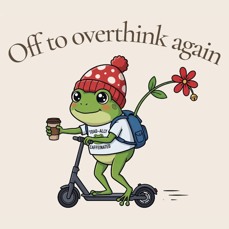 Toad-ally caffeinated Frosch