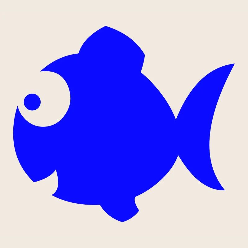 Happy Blue Fish